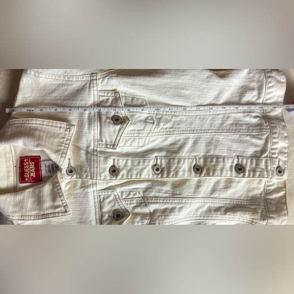 GUESS off-white denim jacket - Picture 6 of 6